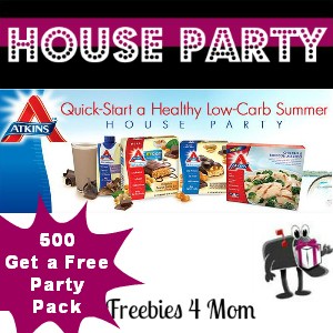 Free House Party: Atkins Quick-Start a Healthy Low-Carb Summer