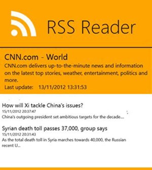 RSS Reader Lite free download for Windows 8
