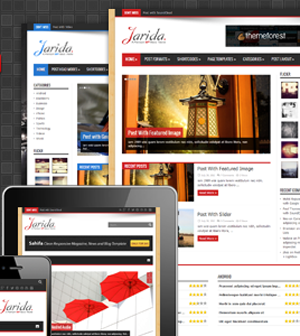 Download Jarida - Responsive WordPress News, Magazine, Blog (Wordpress) (Themeforest)