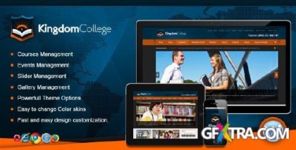 ThemeForest - Kingdom College Educational WordPress Theme