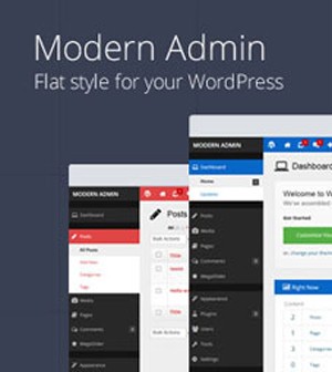Download Codecanyon Modern Admin - Flat Style For Your WordPres
