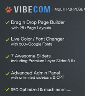 VibeCom Themeforest Responsive Muti-Purpose WordPress Theme